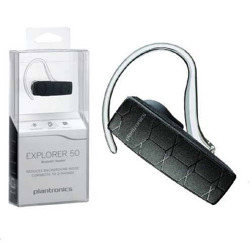 2 Crochets D'oreille Métal + 2 écouteurs De Rechange Pour Casque Plantronics M50 - Neufs