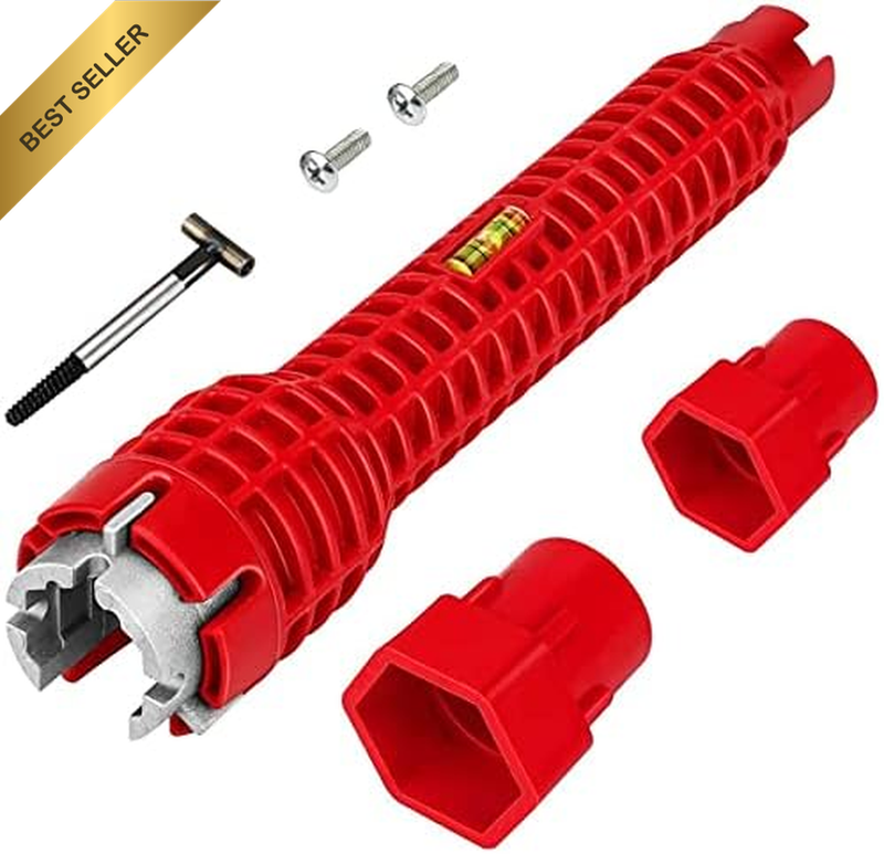 8-In-1 Multifunction Faucet & Sink Installer Wrench Plumbing Tool Water Pipe Spa