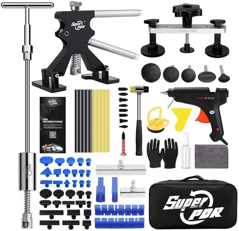 Dent Remover Tool for Car, Car Dent Repair Kit, Paintless Dent Removal Kit with