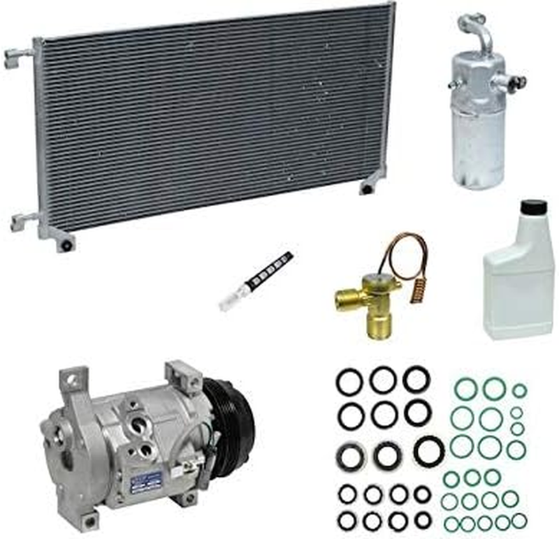 A/C Compressor Condenser Kit for 2001-2006 Chevy Tahoe | Fixed Orifice Rear A/C