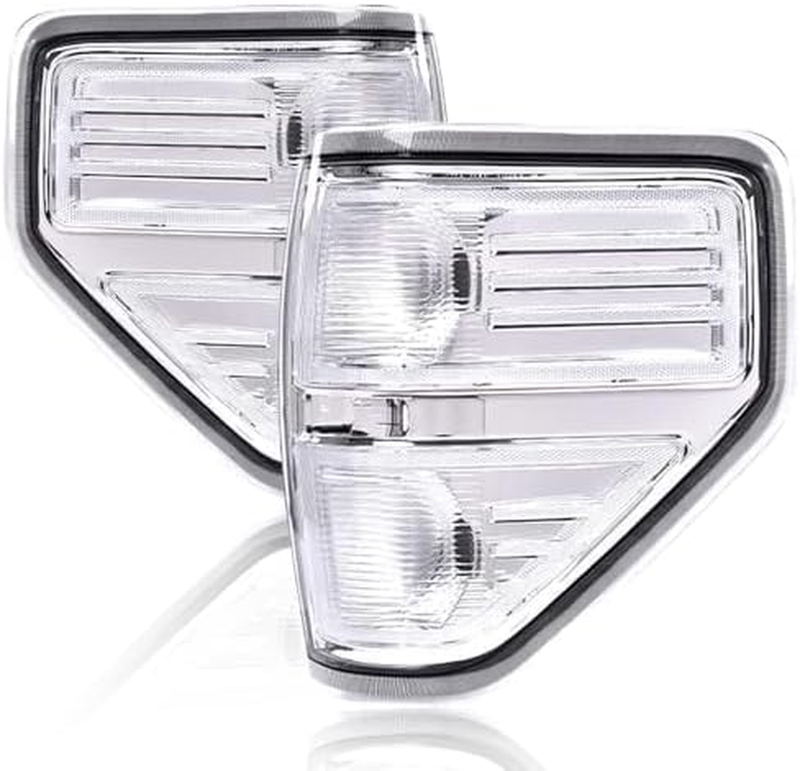 Rear Lamp Driver Passenger Side Clear Lens Tail Lights for 2009-2014 Ford F150