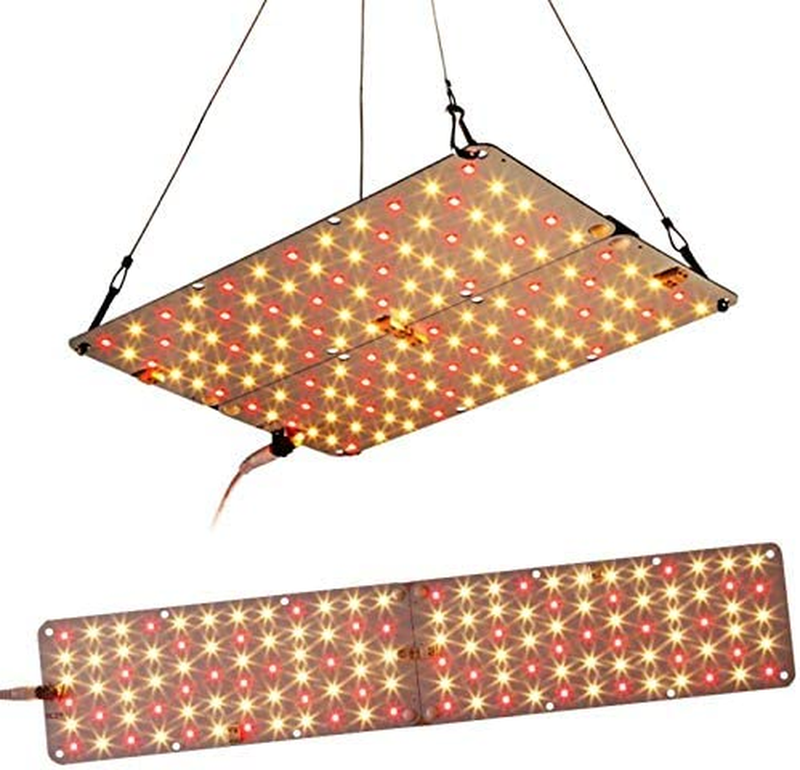 LED Grow Light 20W Thin Panel Full Spectrum Warm White Plant Light for Hydroponi