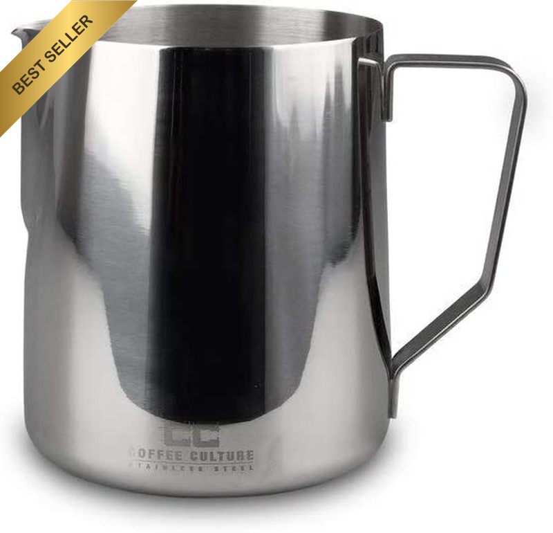 Stainless Steel 350Ml Milk Frothing Jug, Silver, CC-MJ350