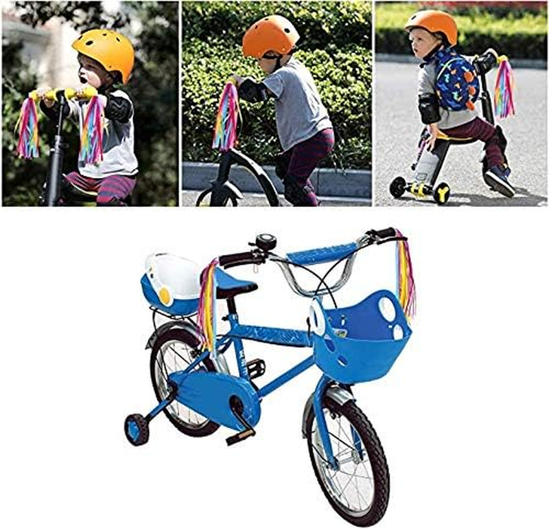 1Pair Kid'S Rainbow Bike Streamers for Girls Boys, 2Pcs 10" Childrens Colorfu...