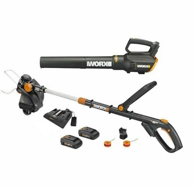 WG930.2 WORX 20V GT Revolution String Trimmer & Turbine Blower Combo Kit - SR