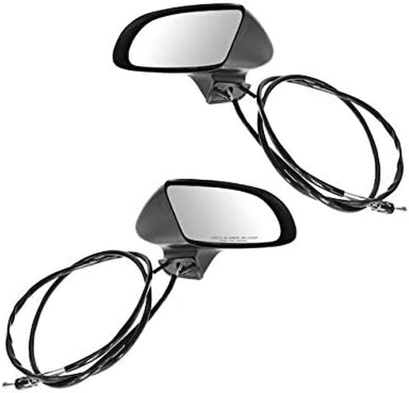 Manual Door Mirror Driver & Passenger Side Pair Set for 1986-1990 Chevy Caprice
