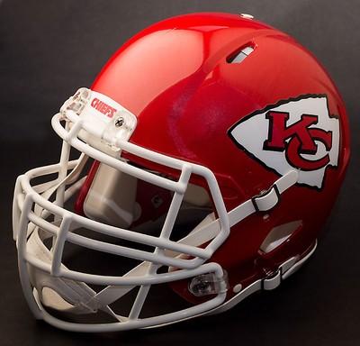 KANSAS CITY CHIEFS Riddell Speed S3BD-SP Football Helmet Facemask/Faceguard