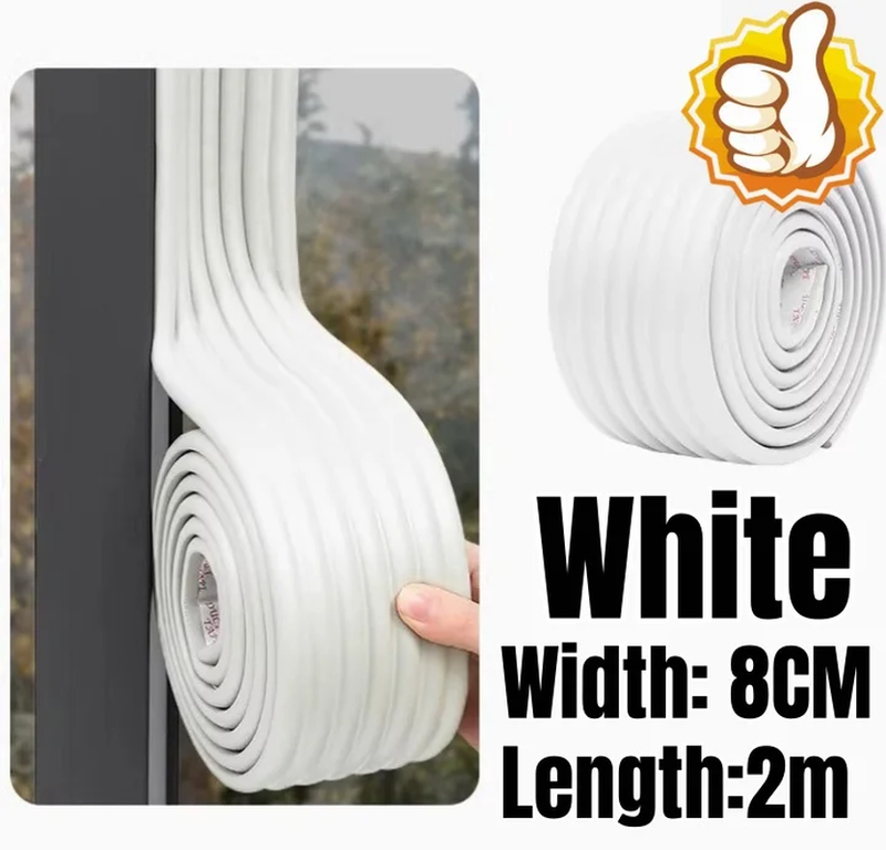 Acoustic Foam Window Sealing Strip Self-Adhesive for Door Window Windproof Tape