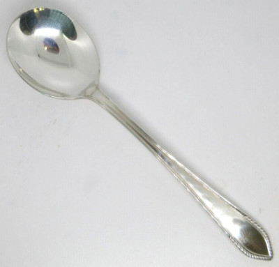 International Wm. Rogers GEORGIC *1 Round Bowl Soup Spoon(s)*  7''  Silverplate