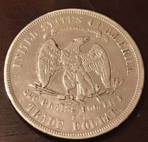 1878-S Trade Silver Dollar $1 Extremely Fine Details EF K979