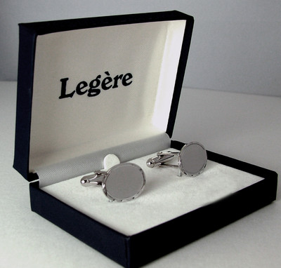 Cuff links sterling silver Legere model SCL-702