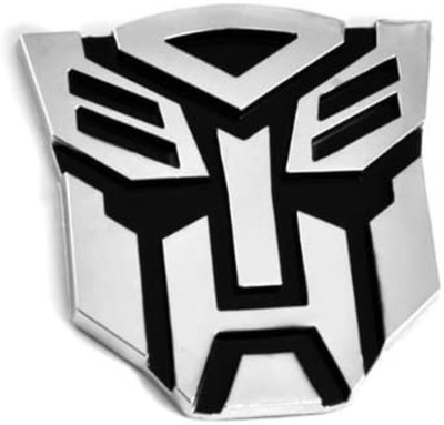 Transforming Auto Robot Auto Emblem - [Chrome][5'' Tall]