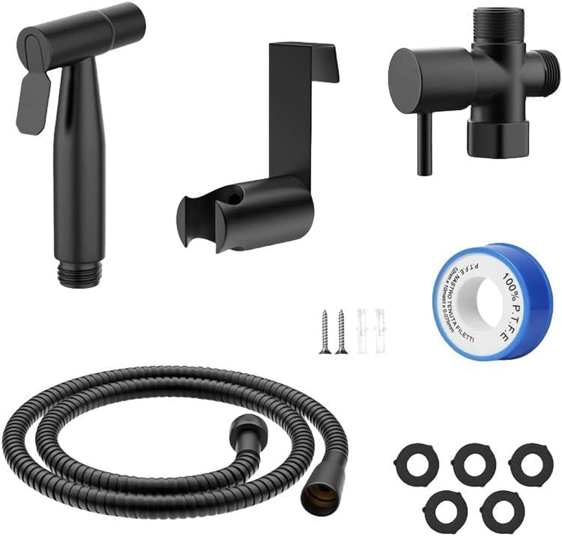 Handheld Bidet Sprayer for Toilet, Spray Attachment with Hose for Feminine Wash,