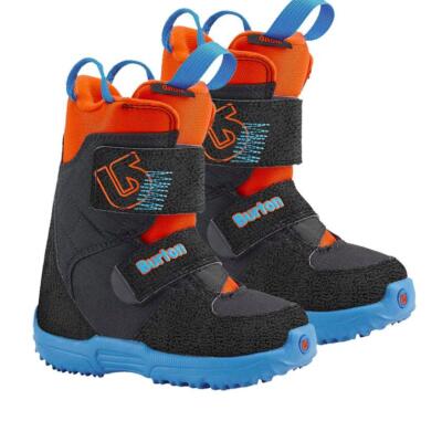Boots Black Orange Kids Youth Size 12c -13c Nio75 New
