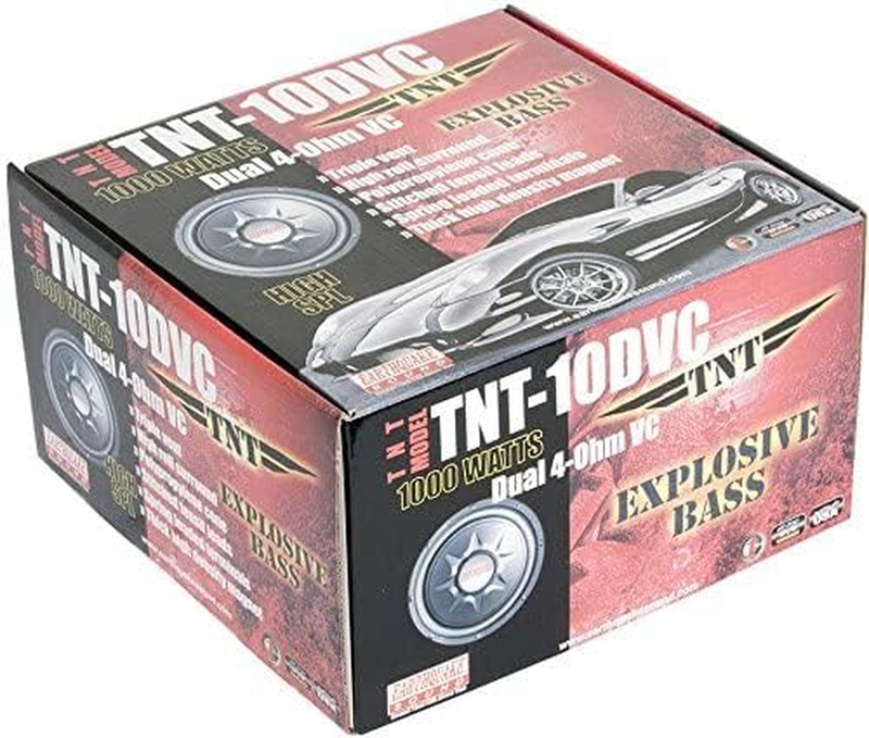 Sound TNT-10DVC 10-Inch Subwoofer with Dual 4-Ohm Voice Coil