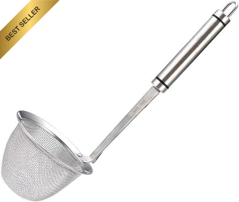 Stainless Steel Pasta Basket Mesh Spider Food Dumpling Noodle Strainer Deep Bask