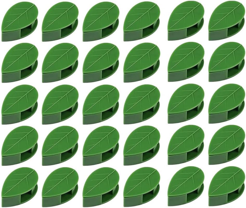 30 Pieces Plant Climbing Wall Fixture Clips with 36 Pieces Acrylic Adhesive Stic