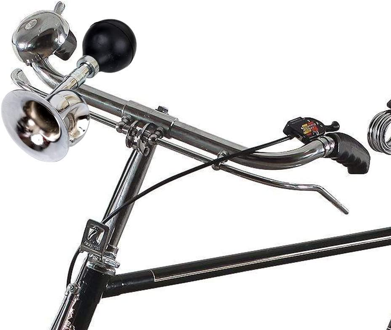 Bike Bugle Horn, Metal Squeeze Clown Bugle for Bicycle, Bicycle Bell, Universal,