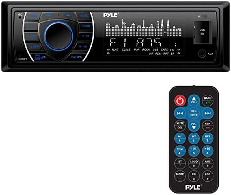 Pyle Bluetooth Marine Receiver Stereo 12v Digital LCD, RCA, MP3, USB, SD, AM FM