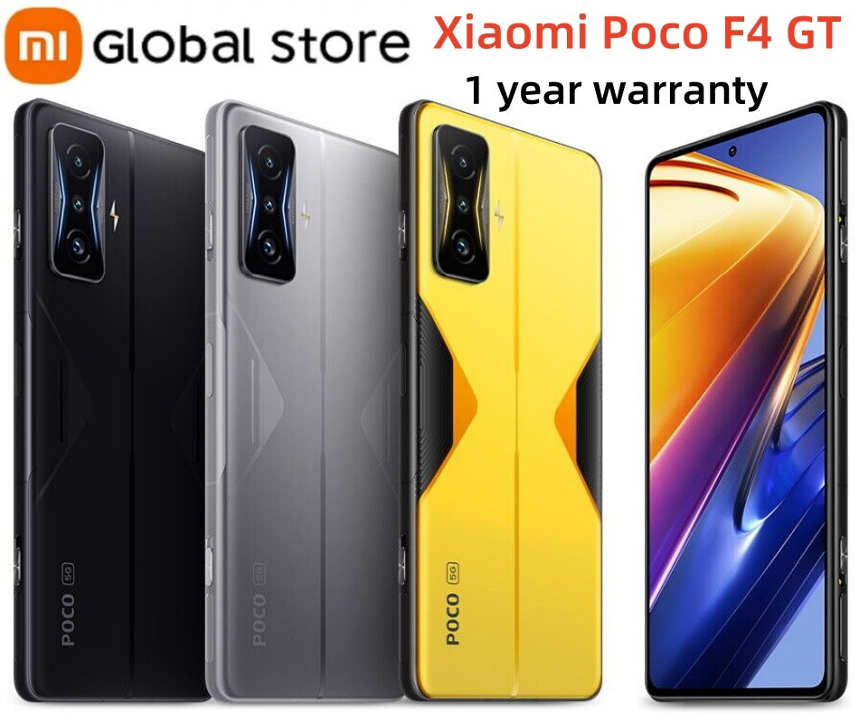 Xiaomi simフリー POCO F4 GT サイバーイエロー Xiaomi Poco F4 GT 128GB 8GB RAM (FACTORY UNLOCKED) 6.67