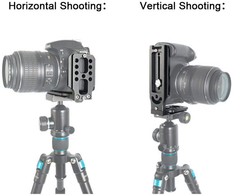 Quick Release L Bracket QR Plate Vertical Shooting Arca Swiss Compatible for Tri