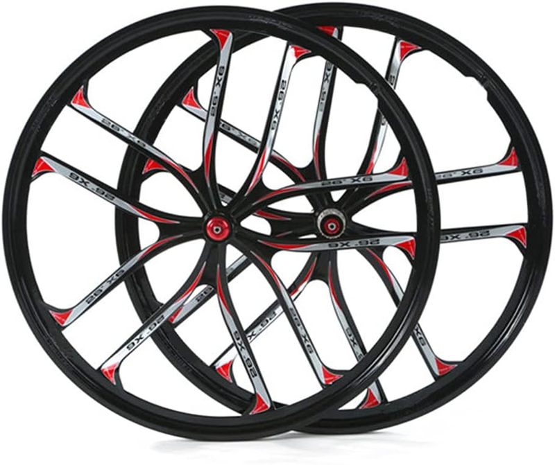 26 Inch Bicycle Rims 650C 10-Spoke 6 Rings Rims Mag Alloy Bi