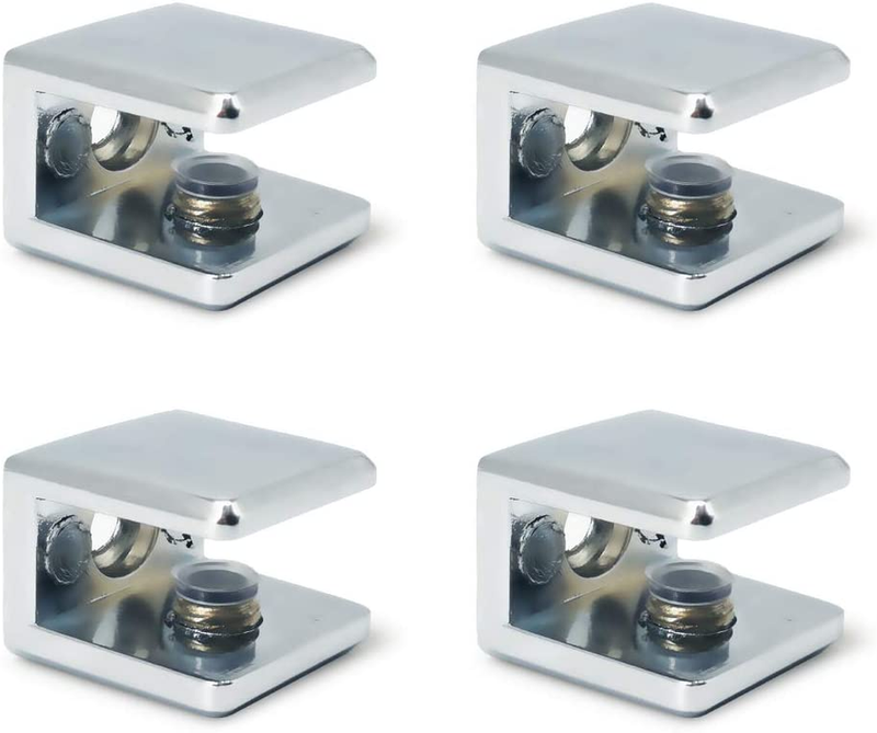 Glass Shelf Bracket Glass Clamp Holder Adjustable Clamp Shelf Clip for 8-10Mm