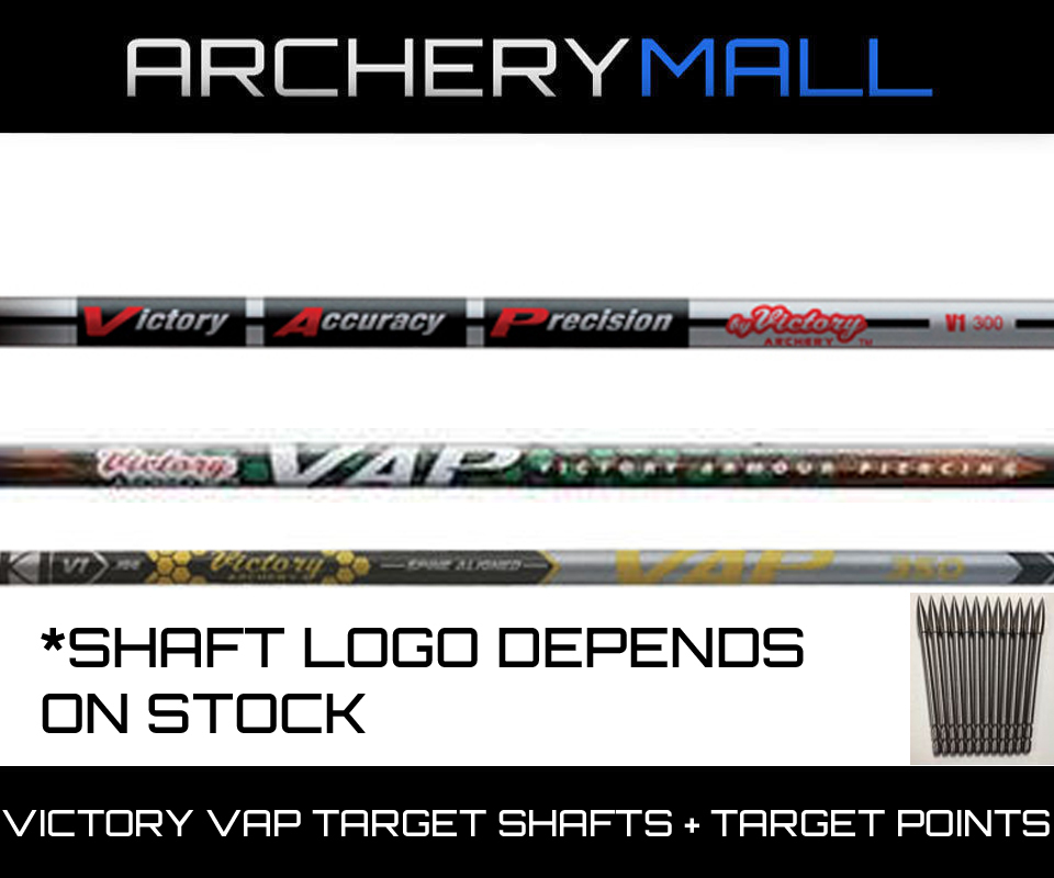 1 DZ. VICTORY VAP ELITE SHAFTS  .166 MICRO DIAMETER *FREE NOCKS & TARGET POINTS*