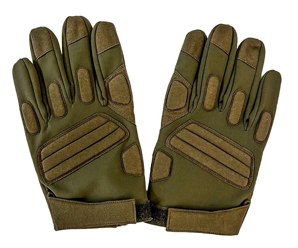 Gloves Tactical Leather 6SH122 Ratnik Brown Hunting Russian Army Original