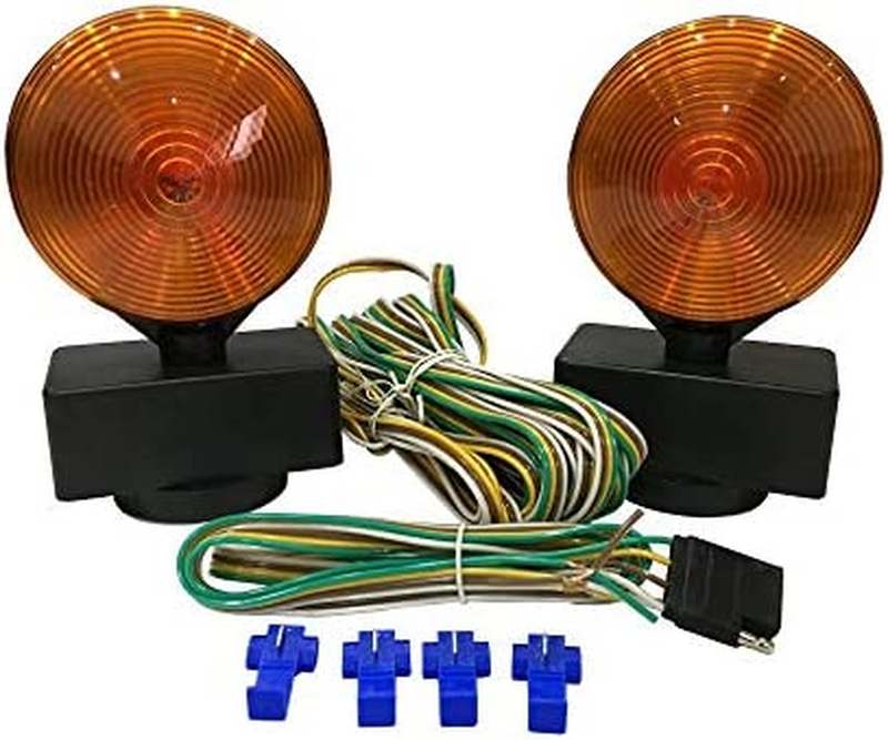 80778 Magnetic Towing Light Kit (Dual Sided for RV, Boat, Trailer and More DOT A