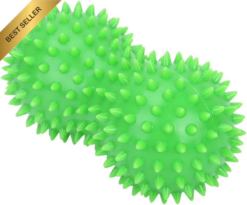 PVC Peanut Spiky Massage Ball Foot Massager Muscle Back Fitness Green