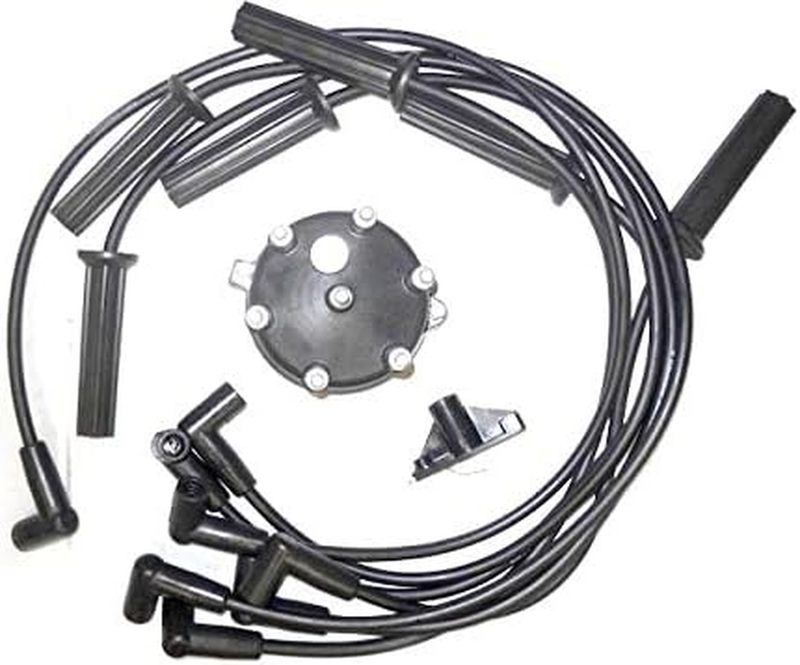 Ignition Tune-Up Kit Spark Plug Wire Cap Rotor for 1992-2003 Dodge Dakota 3.9 V6