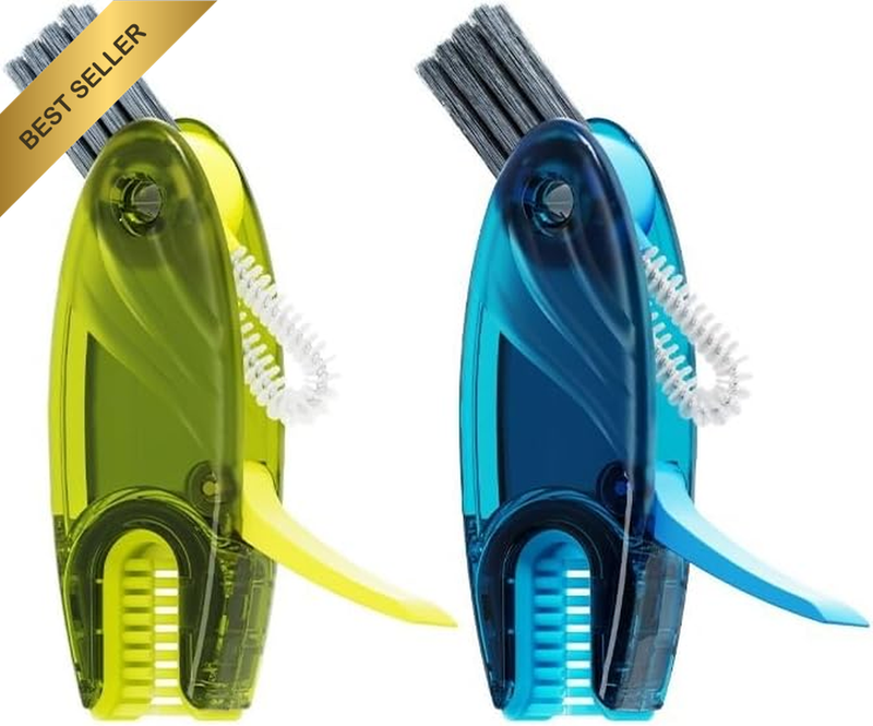 4 in 1 Cup Lid Cleaning Brush 2PCS Multifunctional Bottle Brush Cleaner Bottle C
