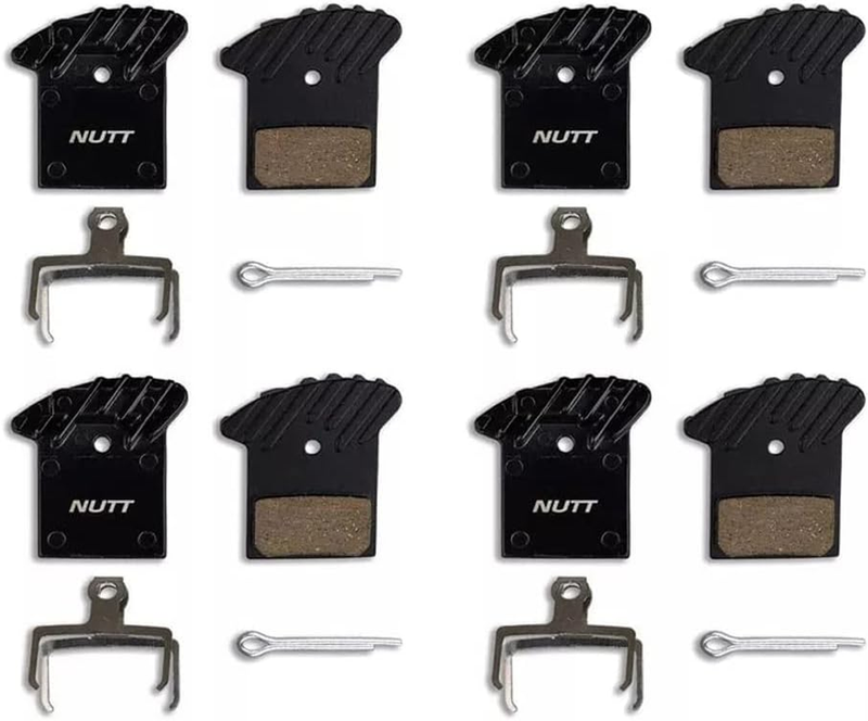 Hydraulic 4 Pairs Disc Brake Pad Semi Metal Resin Heat Dissi
