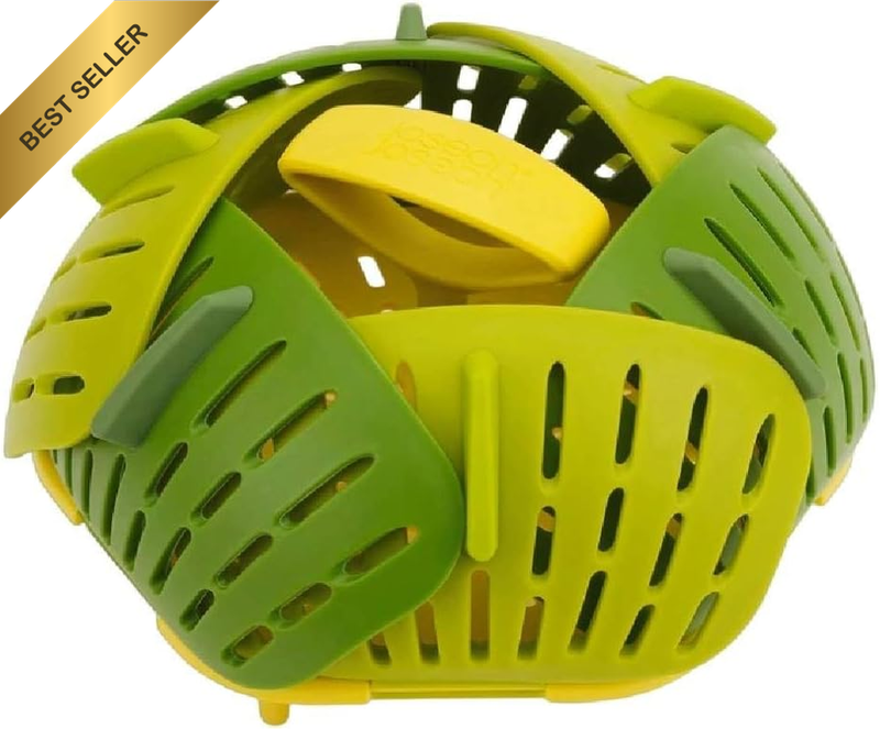 Bloom 16Cm Folding Steamer Basket - Green