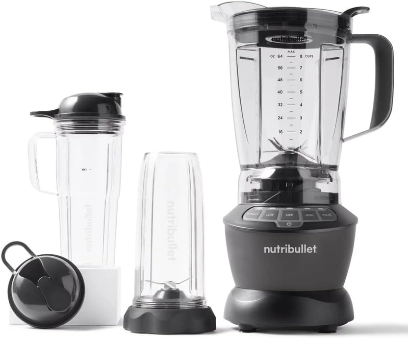 1200 Watts 64 Oz. Full-Size Blender Combo NBF50500 &ndash; Dark 
