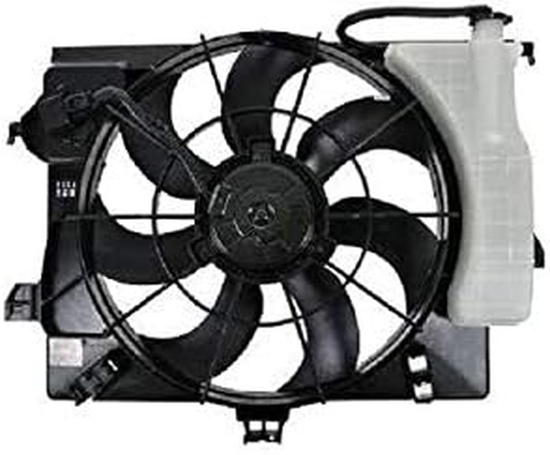 Radiator Fan Assembly for with 2012-2017 Hyundai Accent Automatic Transmission