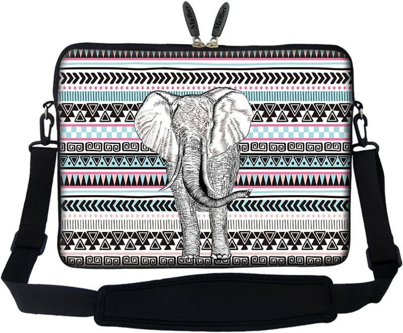 15 15.6 Inch Neoprene Laptop Sleeve Bag Carrying Case with H