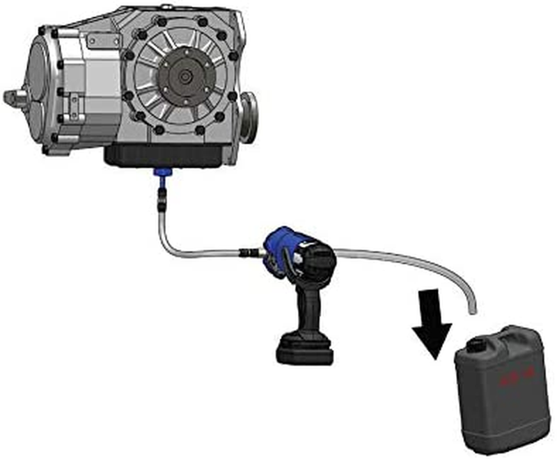 Transmission Service Kit Fluid Transfer Pump - Powered by an Air Ratchet or Cord