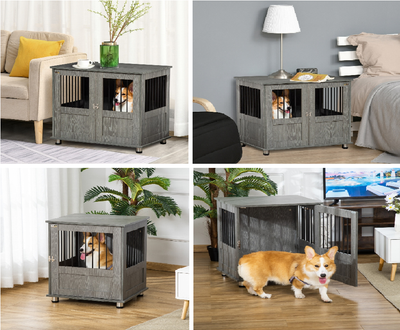 Indoor Dog House Crate Livingroom Puppy Kennel Cage Shelter Pet