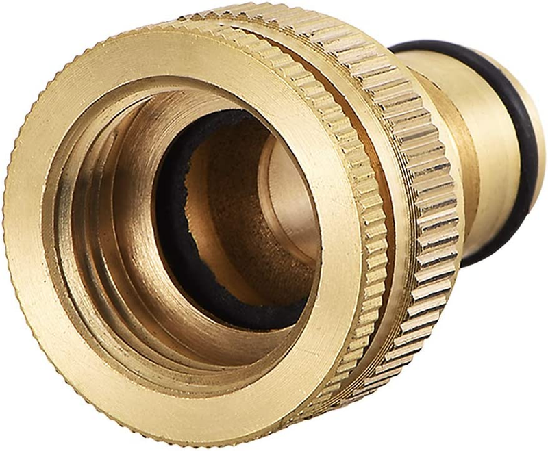 Quick Connect 1/2 G To 3/4 G Brass Water Hose Fitting Connect