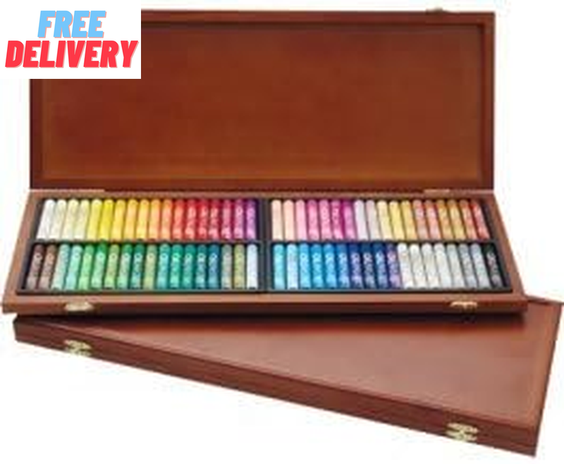 Pastels Wood Box Set Of 72 Standard - Assorted Colors