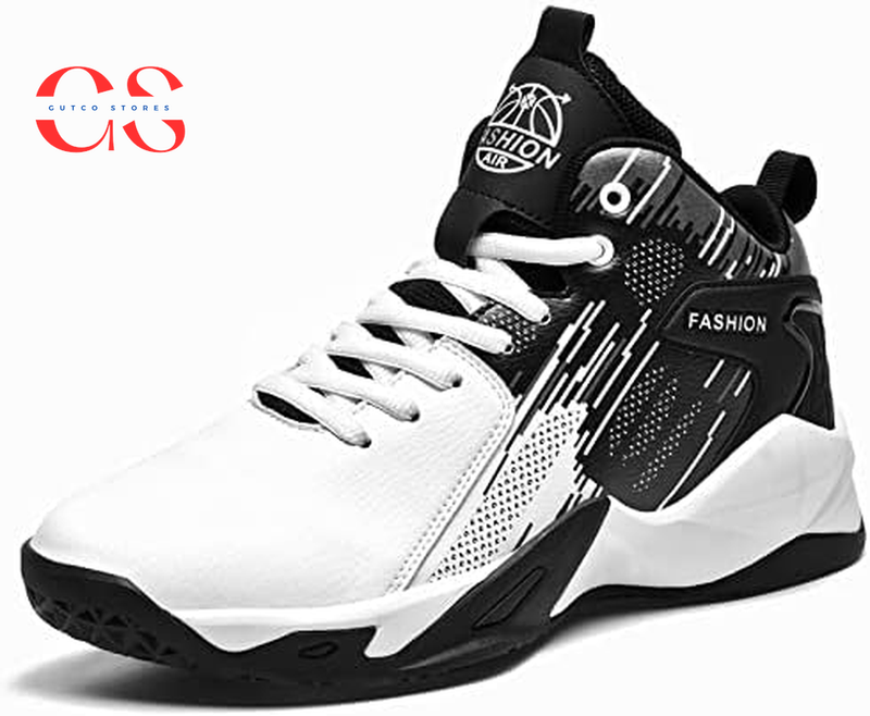 CJSPORX Men'S Basketball Shoes Breathable Non-Slip Sneakers Fashionable Sports