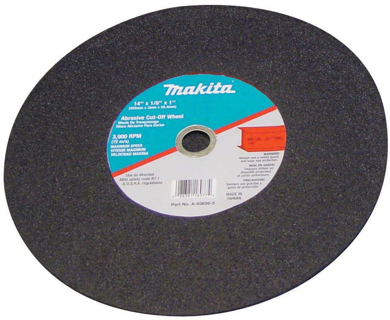 14-Inch Chop Saw Blade Metal Cut off Wheel Cuts Steel Angle Iron Power Tools 5Pc