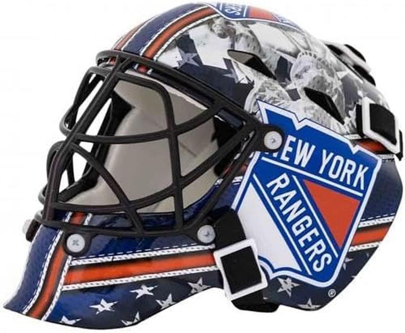 New York Rangers Unsigned Franklin Sports Replica Mini Goalie Mask - Unsigned M