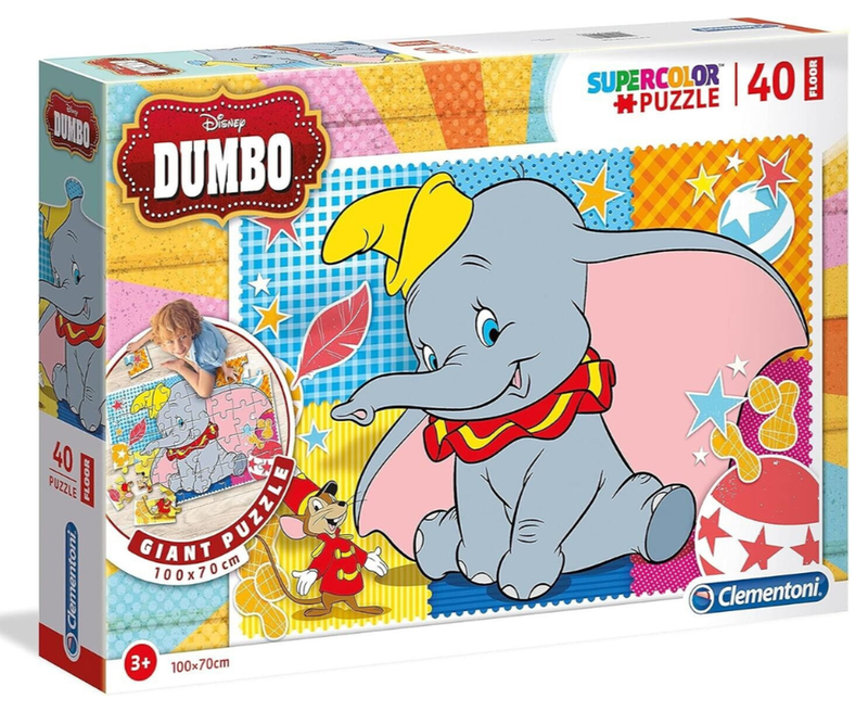 Clementoni Dumbo Floor Puzzle 40 Piece Kids Jigsaw Large Educational Age 3+
