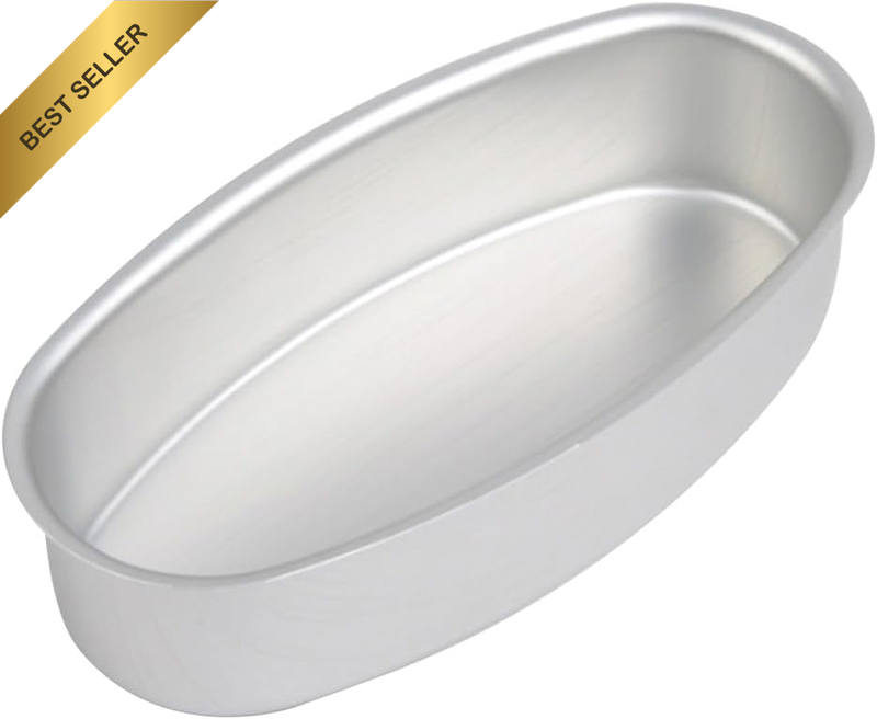 Oval Shaped Cake Baking Pan 8.90X4.53X2.17In Bread Baking Tray Non-Stick Oval Ti
