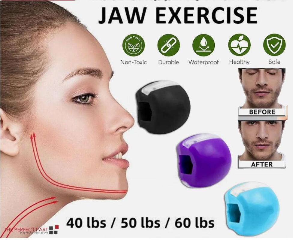 Exercise Tool Facial Exerciser Chisel Your Jaw Jawzrsize 3PCS