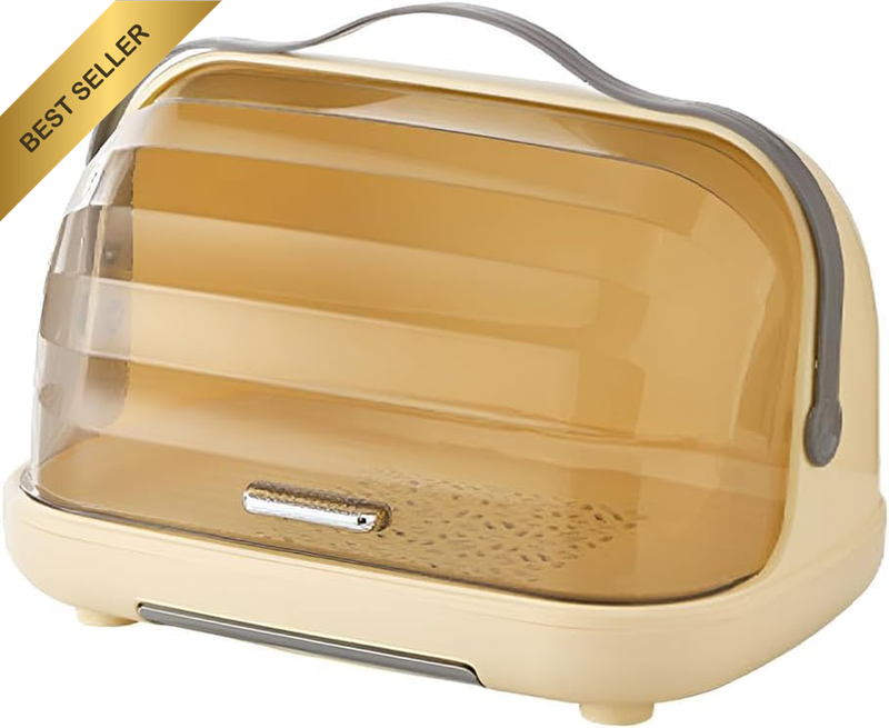 Dish Drying Rack with Lid Cover, Large Dish Drainer Organizer, PP Bottle Dryer H