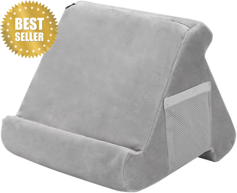 Multi-Angle Tablet Pillow Stand, Lap Stand Mobile Holder, Memory Foam Tablet Sta